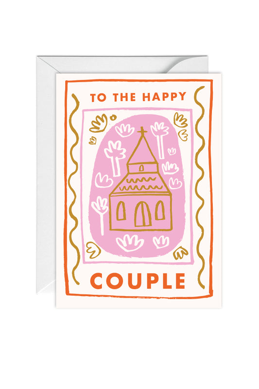 To The Happy Couple, Wedding, Congratulations, Greeting Card