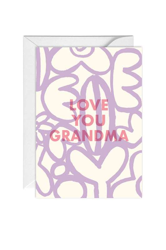 Love You Grandma, Grandma's Day, Mother's Day Card