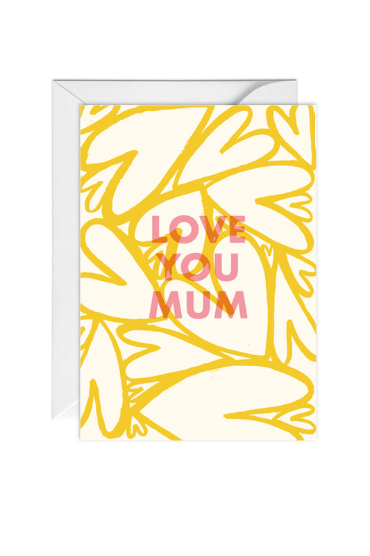 Love You Mum, Mother's Day Card