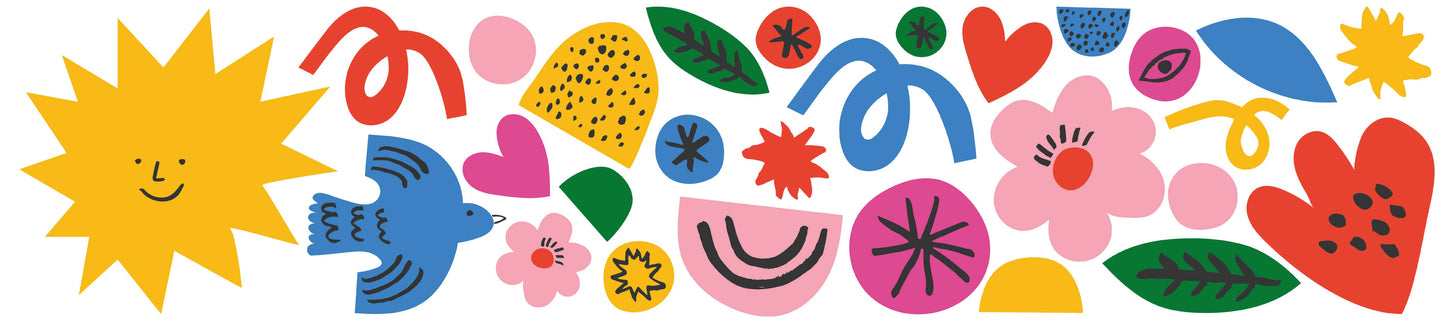 Pattern Play, Kid's, Children's, Nursery Room Wall Stickers, Decals