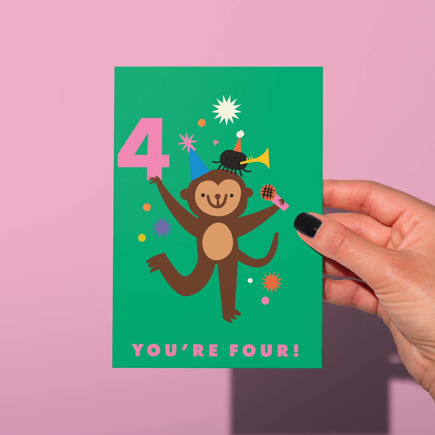 Fourth Birthday, 4th Birthday Card