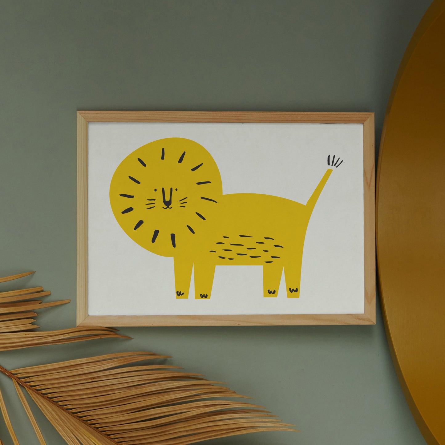 Lion, Kid's Room, Children's Room, Nursery, Art Print
