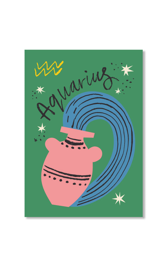 Horoscope Print's, Star Sign, Illustrated, Art Print