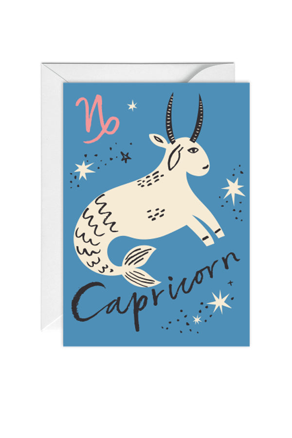 Capricorn Horoscope, Birthday, Greeting Card