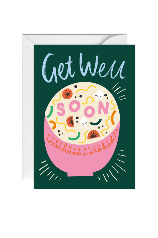 Feel Better Soon, Get Well Soon, Greeting Card