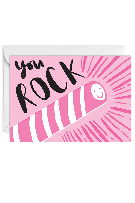 You Rock Card, Valentines, Love, Greeting Card