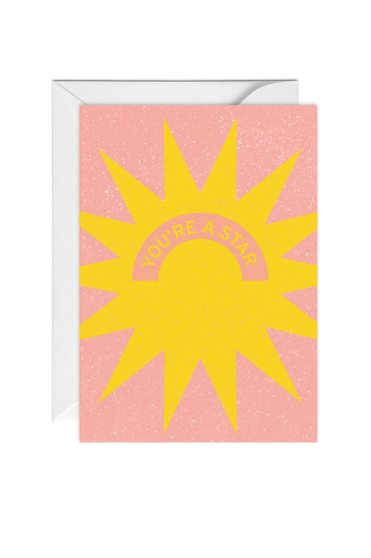 You're a Star, Greeting Card
