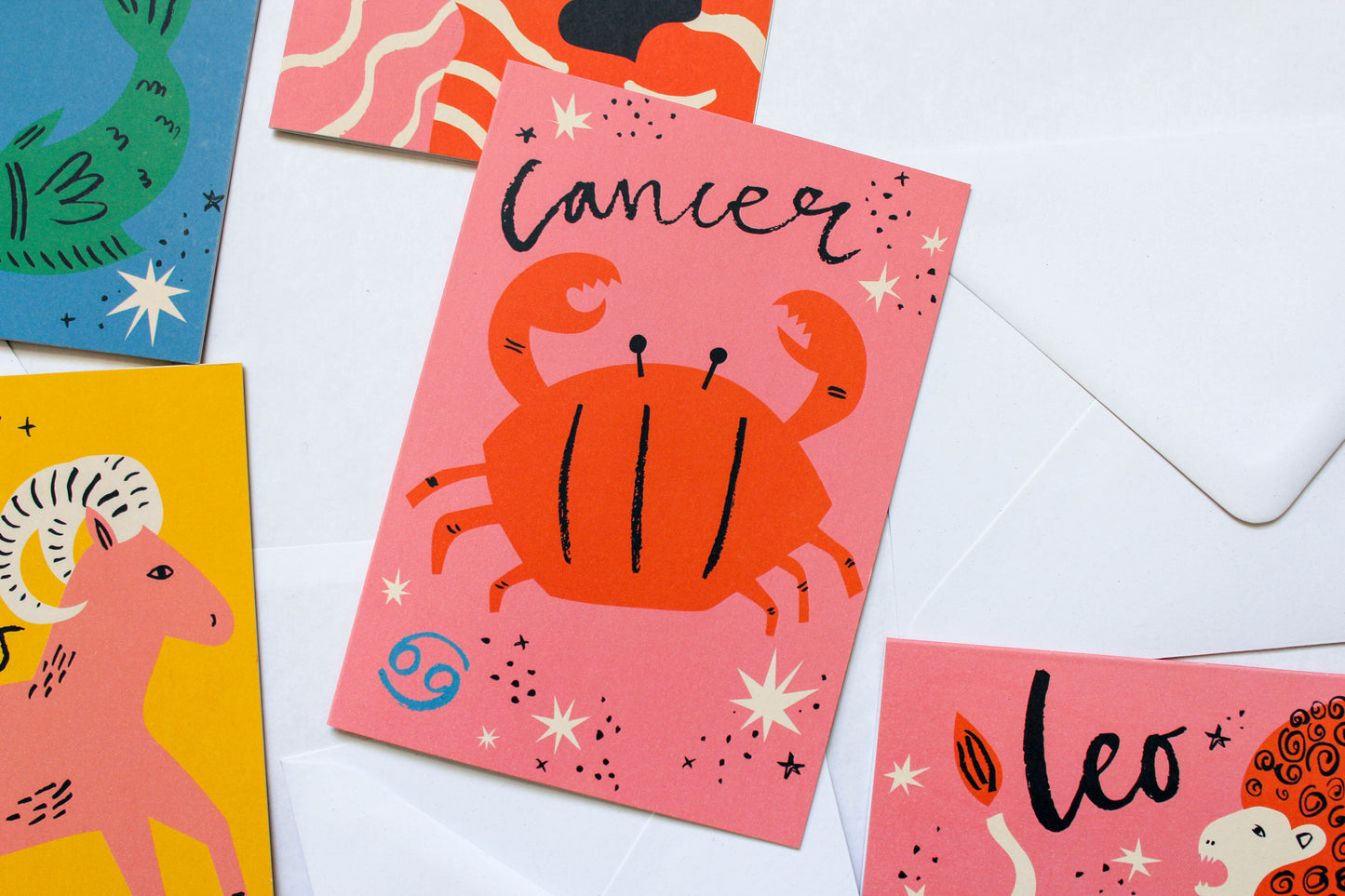 Cancer, Horoscope, Birthday Card