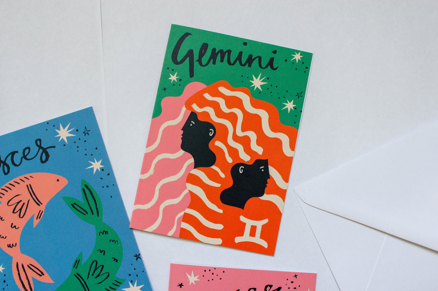 Gemini, Horoscope, Greeting Card