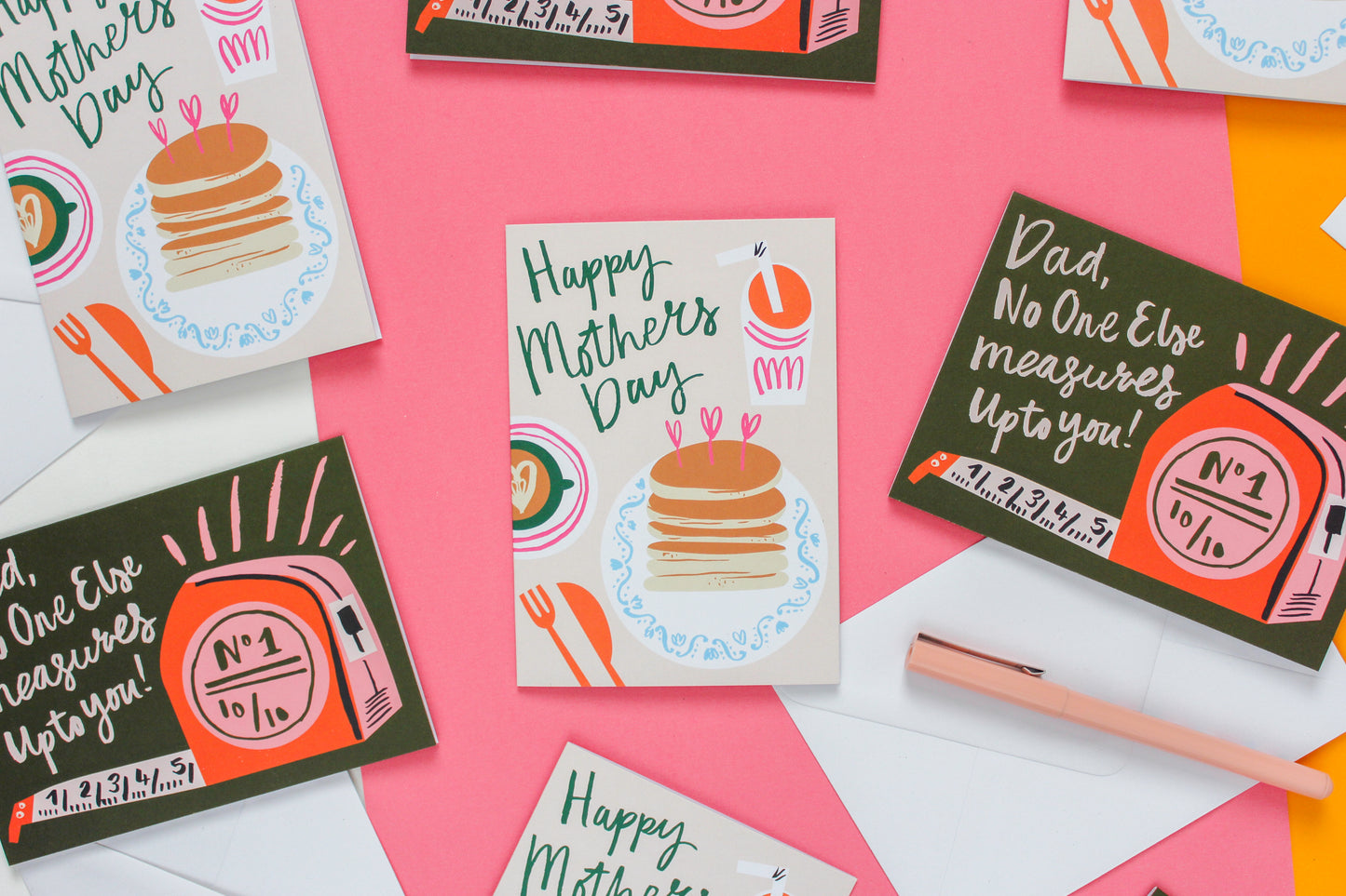 Happy Mothers Day Breakfast Card, Breakfast in Bed, Mother's Day