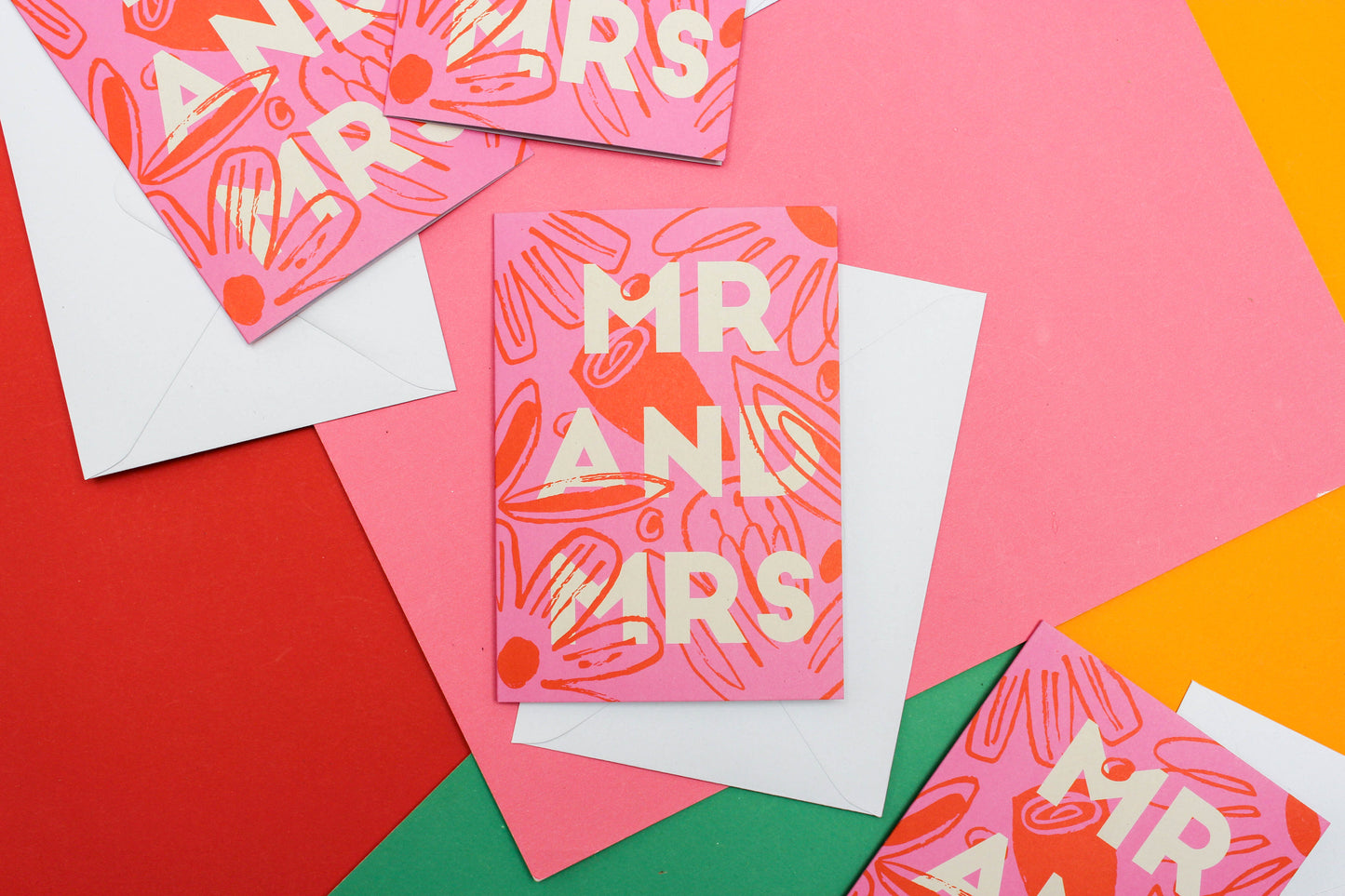 Mr and Mrs,Congratulations, Wedding Card