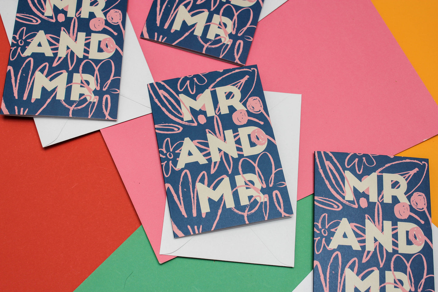 Mr and Mr, Congratulations, Wedding Card