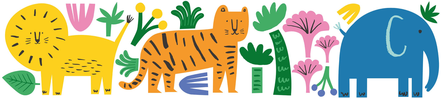 Into the Jungle, Kid's, Nursery, Room Wall Stickers, Decals