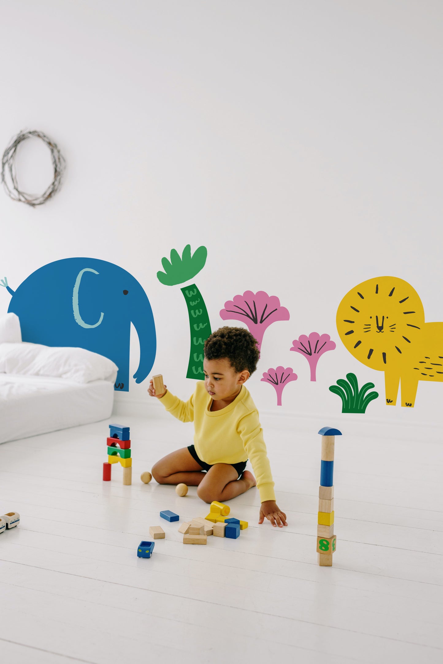 Into the Jungle, Kid's, Nursery, Room Wall Stickers, Decals