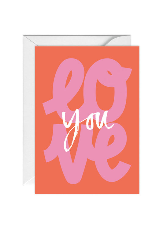 Love you, Greeting Card, Valentines Card