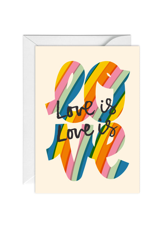 Love Is Love, Greeting Card, Valentines, Love
