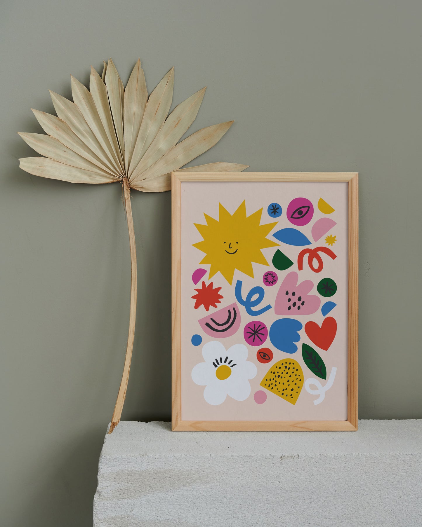 Pattern Play, Kid's, Nursery Room, Art Print