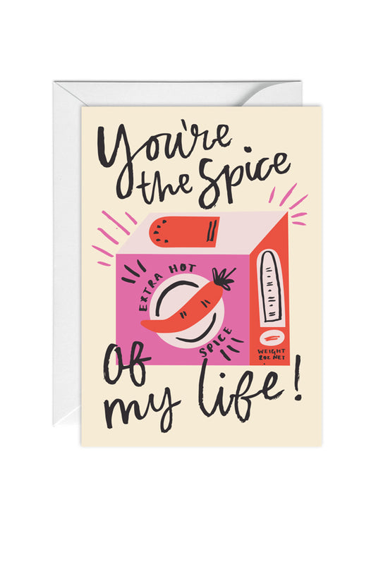 You're The Spice Of My Life, Valentines, Love, Greeting Card