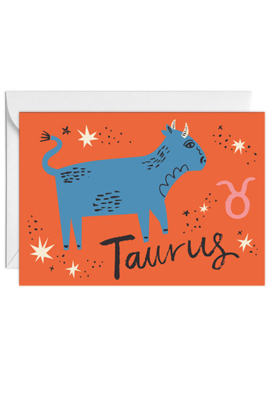 Taurus, Horoscope, Birthday, Greeting Card