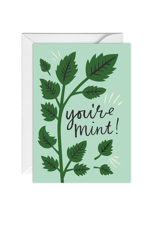 You're Mint, Valentines, Friendship, Love, Greeting Card
