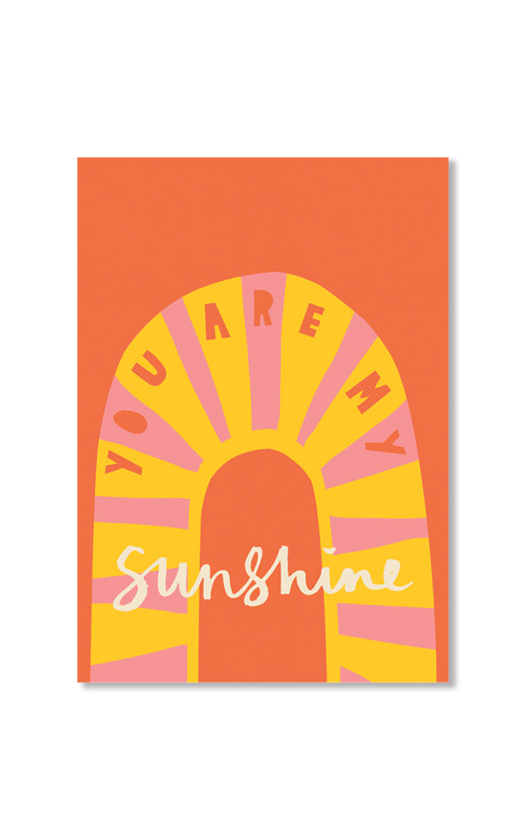 You are my Sunshine, Kid's, Children's, Room, Nursery, Art Print