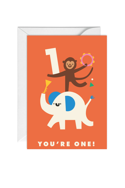 First Birthday, 1st Birthday Card
