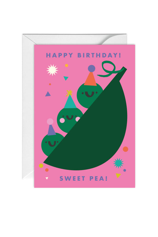 Happy Birthday Sweet Pea! Birthday, Kids Birthday, Greeting Card