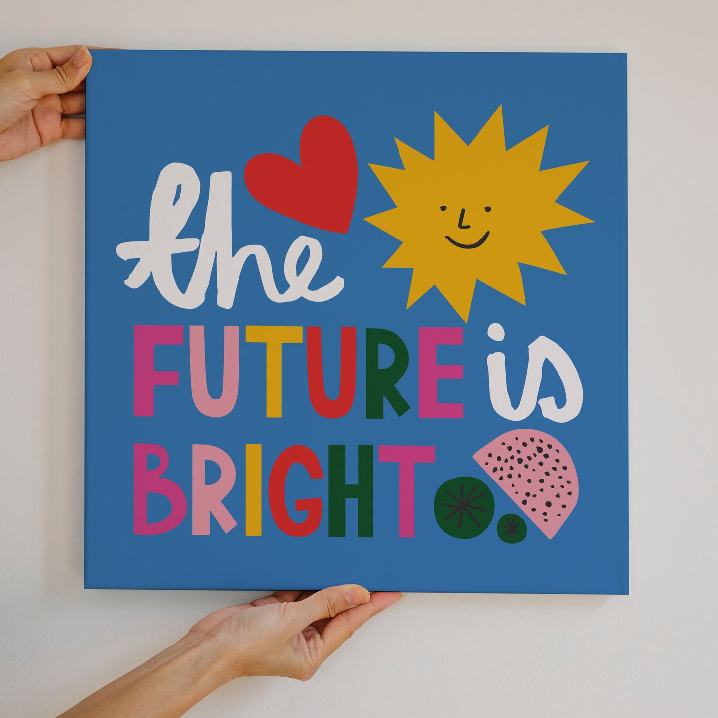 The Future is Bright Print, Kid's, Children's, Nursery, Room, Art Print